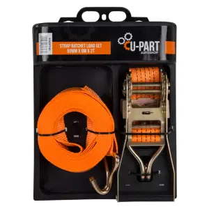 U-Part Strap Ratchet Load Set 50Mm 8Mx2T image