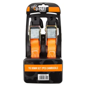 U-Part Tie Down Set Cambuckle 2 Pce image