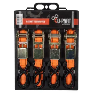 U-Part Tie Down Set Ratchet 4Pc image
