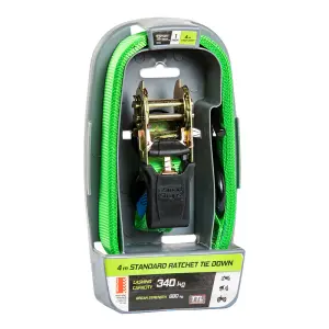 Ratchet Tie Down Pad 4M 4M Grn image