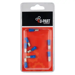 U-Part Terminal Blu Male Bullet 1.5-2.5Mm 5Mm image