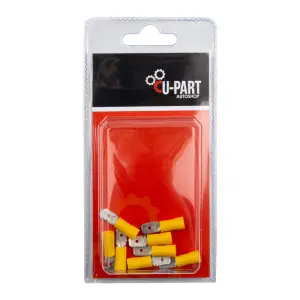 U-Part Terminal Yel Male Tab 4.0-6.0Mm 6.3Mm Lt40 image