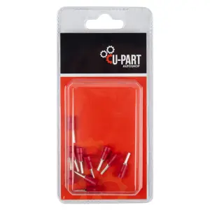 U-Part Terminal Red Pin Lug 0.5X1Mm Lp15000 image