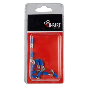 U-Part Terminal Blue Female Rec Push On 1.5-2.5Mm image