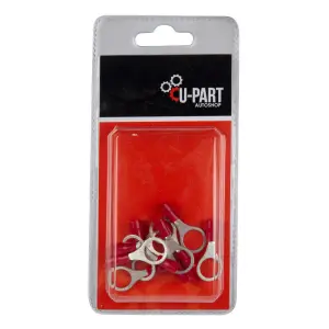 U-Part Terminal Red Ring Lug 0.5-1.5Mm 10Mm image