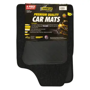 Shield Universal Standard Ribbed 4 Piece Carpets image