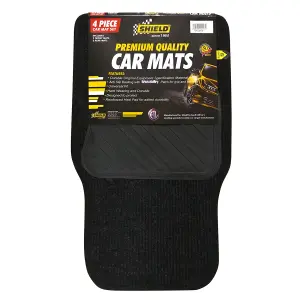 Shield Universal Promotion Ribbed 4 Piece Carpets image