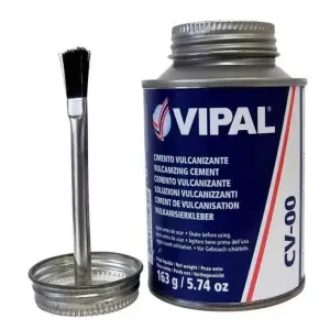 Vipal Vulcanizing Cement And Brush 163G/225Ml Ea image