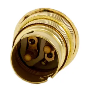 United Electrical Pendant Holder B22 10Mm Brass image