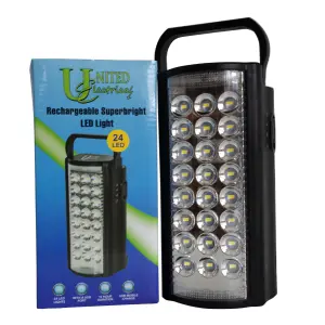 United Emergency Light Rechargeable With Usb 24Smd image