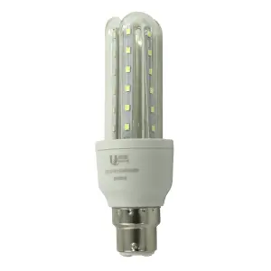 United Electrical Lamp Led 3U Cw B22 7W image