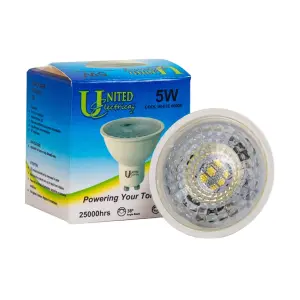 United Electrical Downlight Led Gu10 Cw 5W 38 Deg image
