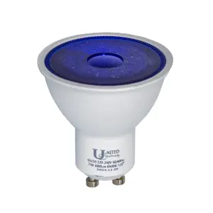 United Electrical Downlight Led Gu10 Blue 7W image