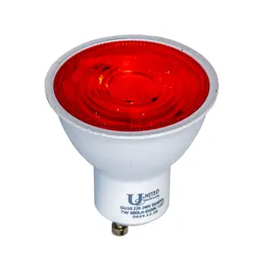 United Electrical Downlight Led Gu10 Red 7W image