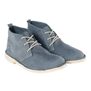 Bata Safari Ladies Nubuck Blue Size 8 image