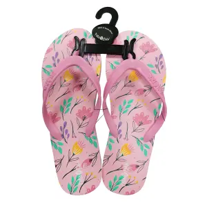 Pata Pata Ladies Flip Flop Sandal Pink Size 7/8 image