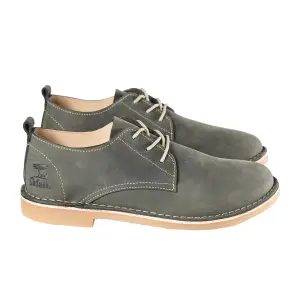 Bata Safari Woodlands Mens Shoe Charcoal Size 8 image