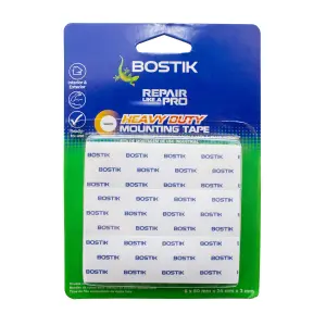 Bostik Hd Mount Tape Strips 6 X 80Mm X 24Mm X 3Mm image