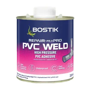 Bostik Pvc Weld Box 50Ml High And Low Pressure image