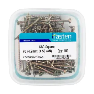 Ifasten Cbc Square No8 4.2Mmx50Mm 100 Pt image