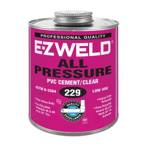 Ez Weld 229 Pvc Cement All Pressure Clear 237Ml image