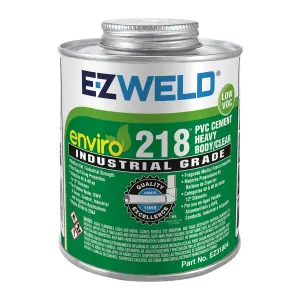 Ez Weld 218 Pvc Cement Heavy Body Clear 473Ml image