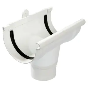 Pvc Gutter Half-Round Outlet Round image