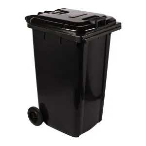 Refuse Wheely Bin Sabs Hdpe Black 240L image