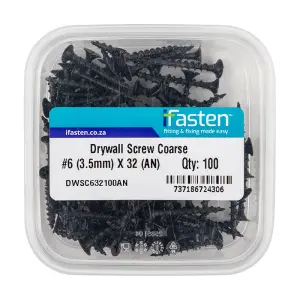 Ifasten Drywall Screw Coarse No6 3.5Mmx32Mm 100 Pt image