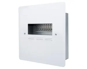 Distribution Board Mini Rail 16W Flush Metal image