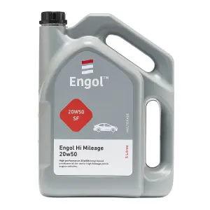 Engol Oil Hi Milage 20W50 5L image