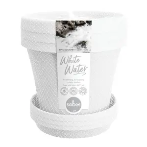 Sebor Suppot & Saucer Set 15Cm White Water 3Pck image