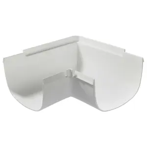 Pvc Gutter D-Shape Corner image
