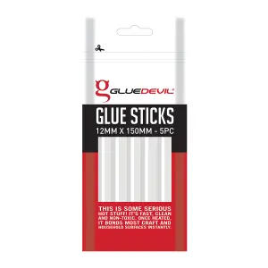 Gluedevil Glue Sticks 12Mm X 300Mm 5 Sticks image
