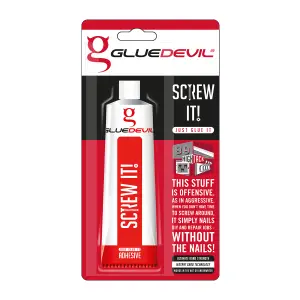 Gluedevil Screw It! Just Glue It B/P White 90Ml image