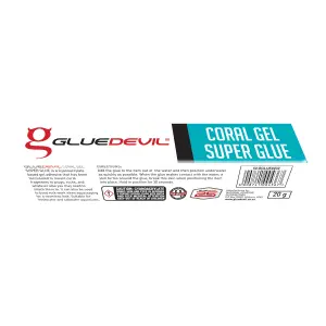 Gluedevil Super Glue Coral Gel 20Gr image