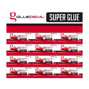 Gluedevil Super Glue 12 Per Display Card 3Gr image
