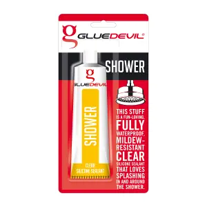 Gluedevil Silicone Shower Clear 90Ml image