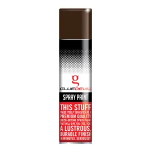 Gluedevil Spray Paint 300Ml Dark Brown image