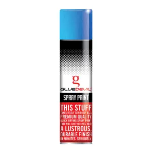 Gluedevil Spray Paint 300Ml Metallic Light Blue image
