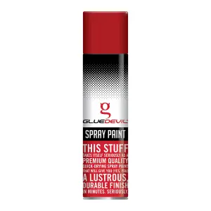 Gluedevil Spray Paint 300Ml Metallic Red image