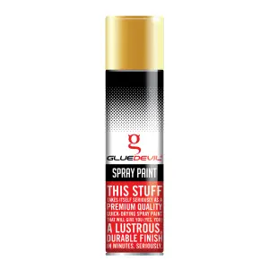 Gluedevil Spray Paint 300Ml Metallic Super Gold image
