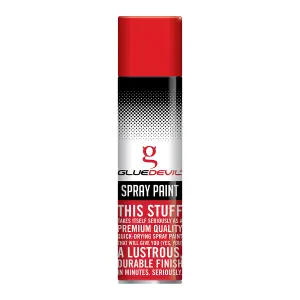 Gluedevil Spray Paint 300Ml Heat Resistant Red image
