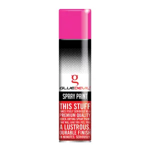 Gluedevil Spray Paint 300Ml Fluorescent Pink image