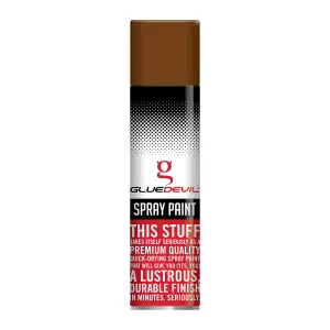 Gluedevil Spray Paint 300Ml Golden Brown image