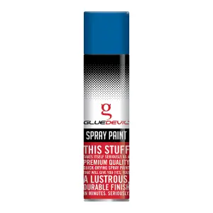 Gluedevil Spray Paint 300Ml Hammer Blue image