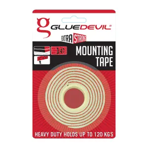 Gluedevil D/Sided Tape 1Mmx18Mmx1.5M 120Kg image