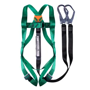 Bova Safety Harness Double Leg Lanyard+Scaff Hooks image