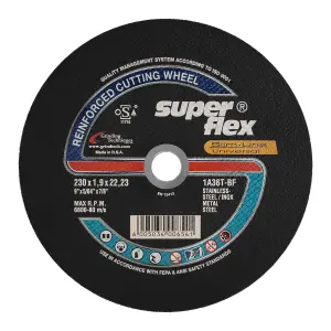 Superflex Cutting Disc 2In1 Flat 230X1.9Mm 1A36T image