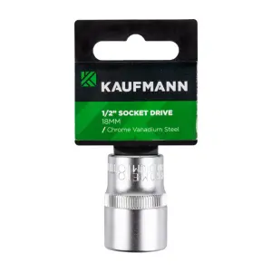 Kaufmann Socket 1/2 Inch Drive 18Mm image